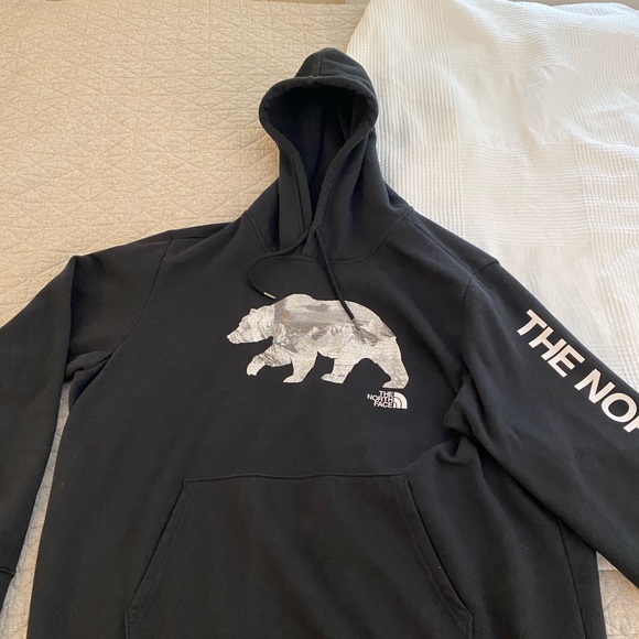 north face hoodie bear